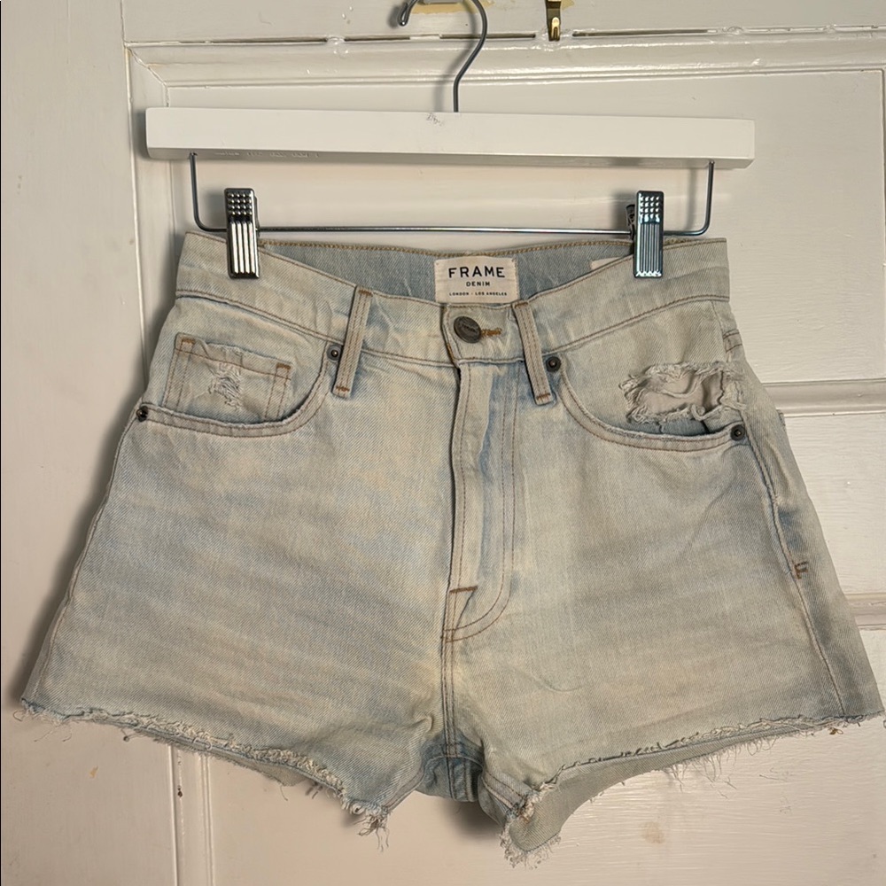 Frame Denim Le Vintage Denim Shorts